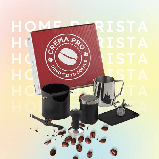 Crema Pro Barista Kit gift set for the home barista